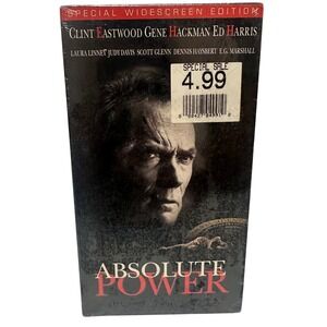 Warner Home Video Absolute Power VHS Widescreen Edition Sealed